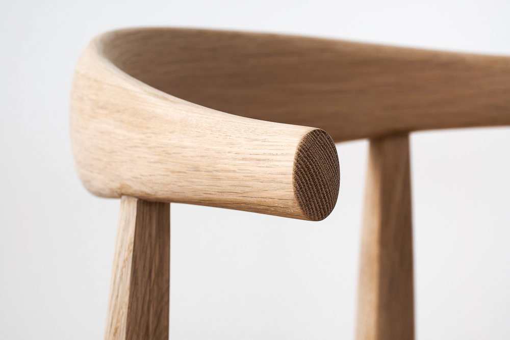 Freo Chair - Crest Rail Detail by Jeremy Porter Studio