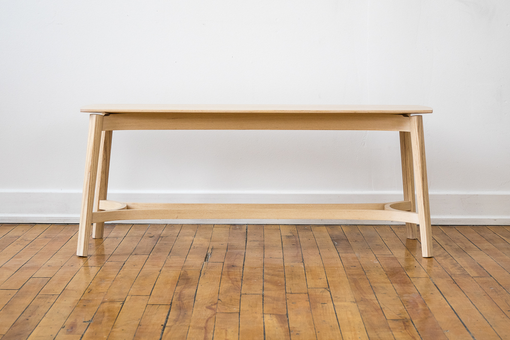 Camden Bench - Front View by Jeremy Porter Studio